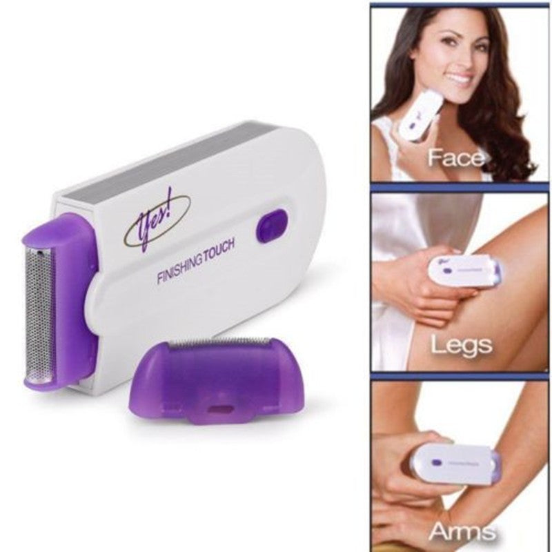 Supersonic electric laser hair removal shaver with sleek design, suitable for smooth, hair-free skin and easy grooming at home.