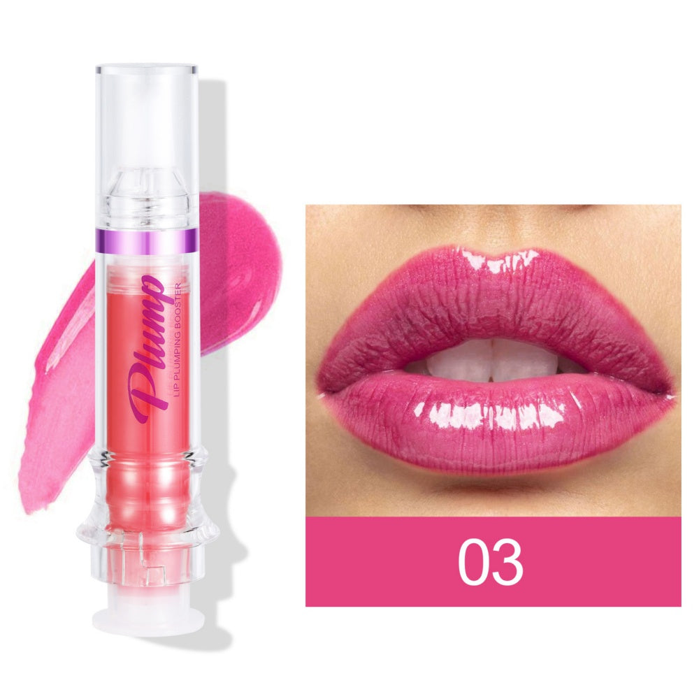 Supersonic New Tube Lip Rich Lip Color and Lip Gloss in Slightly Spicy with mirror, showcasing vibrant liquid lipstick and honey lip gloss