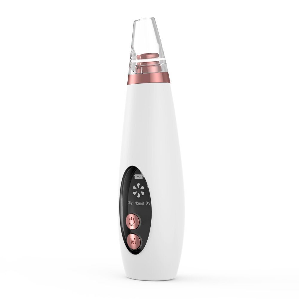 Supersonic blackhead pore vacuum cleaner with face suction tool for blackhead and acne removal on nose and skin.